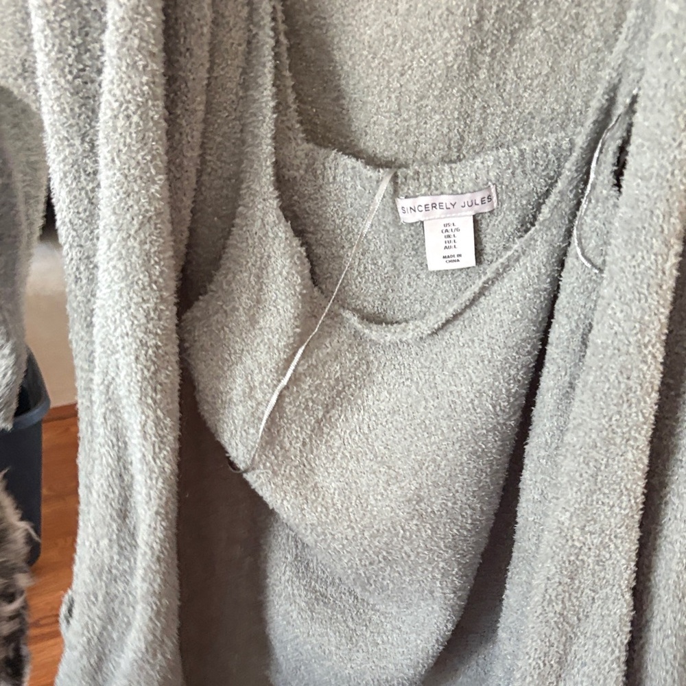 Sincerely Jules Gray Cozy Cardigan